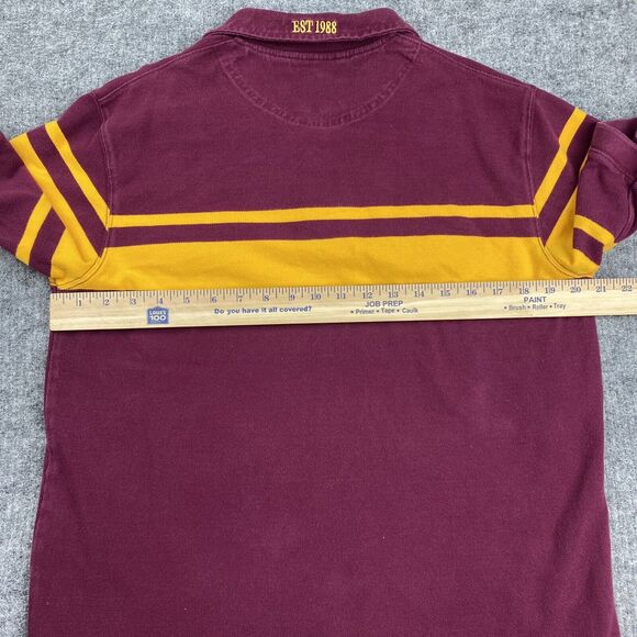 Brisbane Broncos Rugby Shirt Men Medium Shirt Collared Red Y2K 2008 Canterbury - Picture 12 of 16